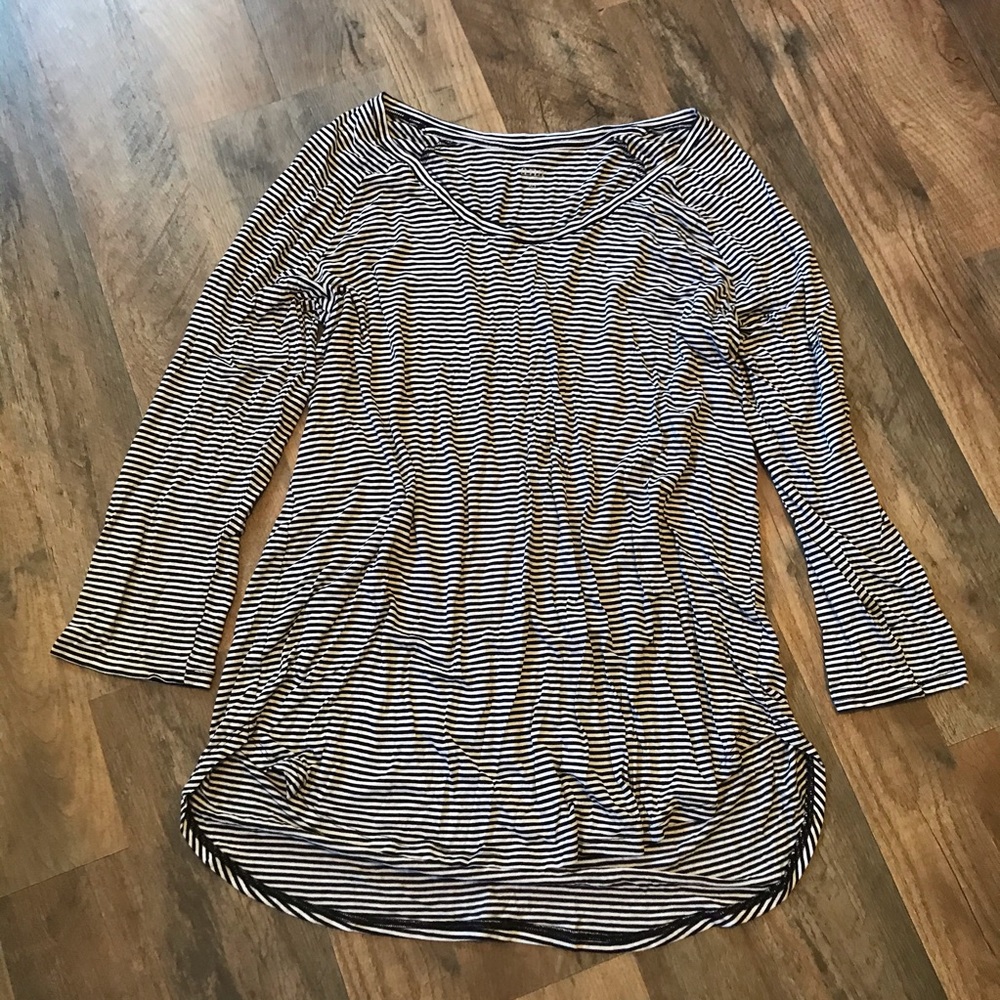 a.n.a Striped Shirt - Picture 5 of 6
